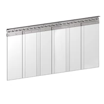 Hőstop függöny 200 mm széles és 2 mm vastag normál, sima szalagokból Hőstop függöny 200 mm széles és 2 mm vastag normál, sima szalagokból