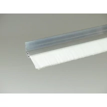 45°-os natúr alu profilos kefetömítés 28 mm-es nejlon sörtével