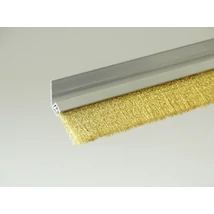 45°-os natúr alu profilos kefetömítés 28 mm-es sárgaréz sörtével