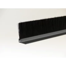 "F" fekete eloxált alu profilos kefetömítés 36 mm-es sörtével