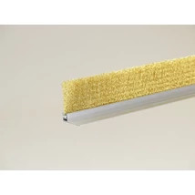 "F" natúr alu profilos kefetömítés 28 mm-es sárgaréz sörtével