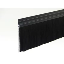 "h" fekete eloxált alu profilos kefetömítés 82 mm-es sörtével