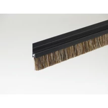 "h" fekete eloxált alu profilos kefetömítés 23 mm-es lőszőrrel