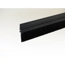 "h" fekete eloxált alu profilos kefetömítés 30 mm-es sörtével