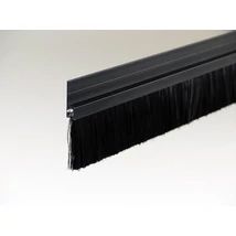 "h" fekete eloxált alu profilos kefetömítés 36 mm-es sörtével