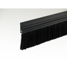 "h" fekete eloxált alu profilos kefetömítés 42 mm-es sörtével