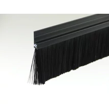 "h" fekete eloxált alu profilos kefetömítés 62 mm-es sörtével