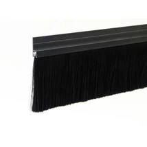 "h" fekete eloxált alu profilos kefetömítés 72 mm-es sörtével