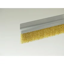 "h" natúr alu profilos kefetömítés 28 mm-es sárgaréz sörtével