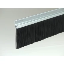 "h" galvanizált acél profilos kefetömítés 92 mm-es sörtével