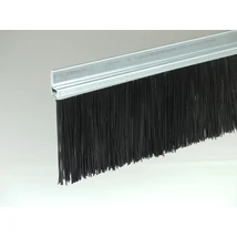 "h" galvanizált acél profilos kefetömítés 112 mm-es sörtével