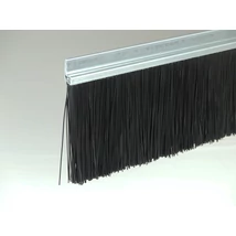 "h" galvanizált acél profilos kefetömítés 137 mm-es sörtével