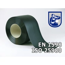 300×2,0 mm-es EN 1598-as matt zöld hegesztő Hőstop PVC szalag (50 m) 300×2,0 mm-es EN 1598-as matt zöld hegesztő Hőstop PVC szalag (50 m)