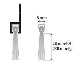 8 mm-es magmérettel