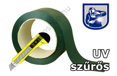 300×2,0 mm-es anti UV matt zöld hegesztő Hőstop PVC szalag (Ref.512)