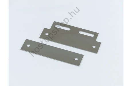 Rozsdamentes acél lemezpár 100 mm