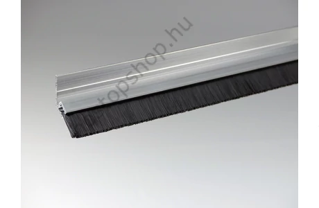 45°-os natúr alu profilos kefetömítés 18 mm-es sörtével 45°-os natúr alu profilos kefetömítés 18 mm-es sörtével
