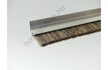 45°-os natúr alu profilos kefetömítés 23 mm-es lószőrrel