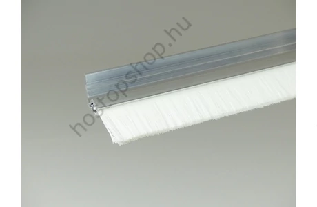 45°-os natúr alu profilos kefetömítés 28 mm-es nejlon sörtével