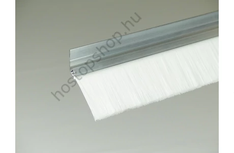 45°-os natúr alu profilos kefetömítés 42 mm-es nejlon sörtével