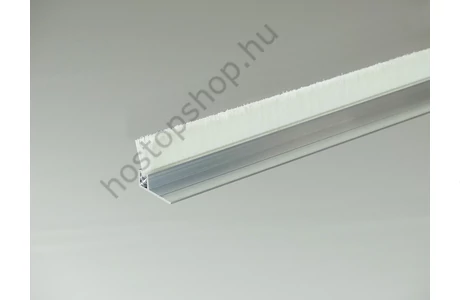 "F" natúr alu profilos kefetömítés 13 mm-es nejlon sörtével