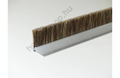 "F" natúr alu profilos kefetömítés 52 mm-es lószőrrel