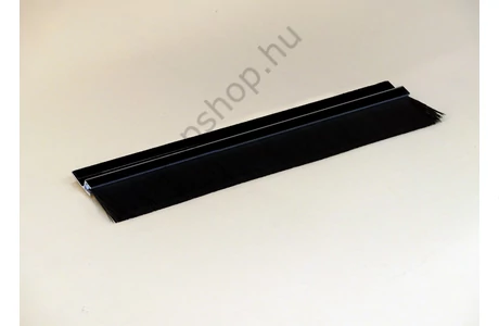 "h" fekete eloxált alu profilos kefetömítés 36 mm-es sörtével