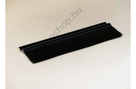 "h" fekete eloxált alu profilos kefetömítés 72 mm-es sörtével