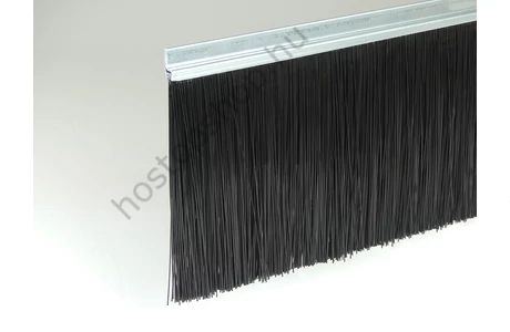 "h" galvanizált acél profilos kefetömítés 242 mm-es sörtével