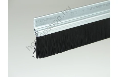 "h" galvanizált acél profilos kefetömítés 42 mm-es sörtével