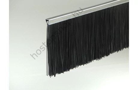 "U" galvanizált acél profilos kefetömítés 137 mm-es sörtével