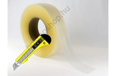 100×2,0 mm-es matt, áttetsző Hőstop PVC szalag (Ref.101)