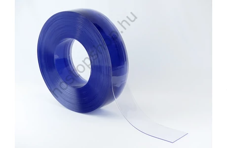100×2,0 mm-es normál, sima, víztisztán átlátszó Hőstop PVC szalag (50 m)