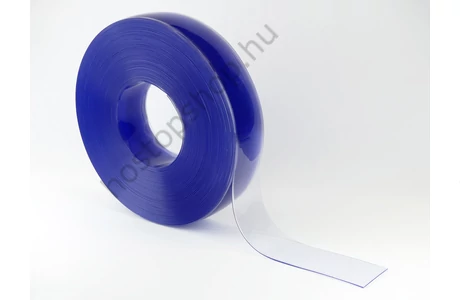 100×3,0 mm-es normál, sima, víztisztán átlátszó Hőstop PVC szalag (50 m)
