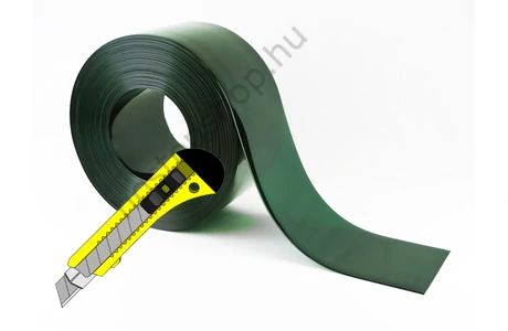 200×2,0 mm-es átlátszó zöld Hőstop PVC szalag (Ref.115)