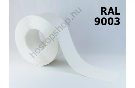 200×2,0 mm-es nem átlátszó fehér Hőstop PVC szalag (50 m)