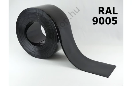 200×2,0 mm-es nem átlátszó fekete Hőstop PVC szalag (50 m)
