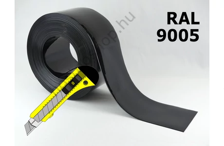 200×2,0 mm-es nem átlátszó fekete Hőstop PVC szalag (Ref.153)