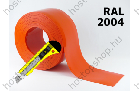 200×2,0 mm-es nem átlátszó narancs Hőstop PVC szalag (Ref.162)