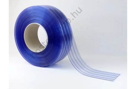 200×2,0 mm-es normál, bordázott, víztisztán átlátszó Hőstop PVC szalag (50 m)