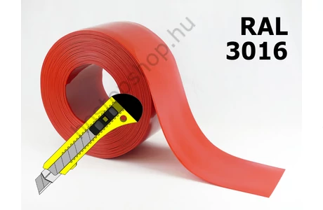 200×2,0 mm-es nem átlátszó piros Hőstop PVC szalag (Ref.161)