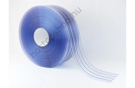 200×3,0 mm-es normál, bordázott, víztisztán átlátszó Hőstop PVC szalag (50 m)