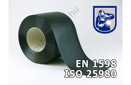 300×2,0 mm-es EN 1598-as matt zöld hegesztő Hőstop PVC szalag (50 m)