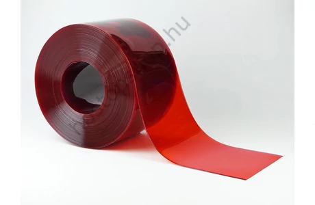 300×3,0 mm-es átlátszó piros Hőstop PVC szalag (50 m)