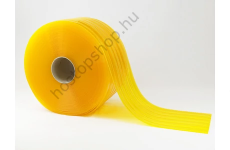 300×3,0 mm-es bordázott átlátszó citrom Hőstop PVC szalag (50 m)