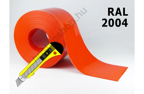 300×3,0 mm-es nem átlátszó narancs Hőstop PVC szalag (Ref.162)