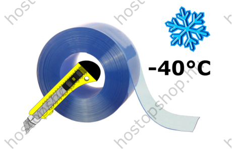 150×2,0 mm-es fagyálló, sima, víztisztán átlátszó Hőstop PVC szalag (Ref.111)