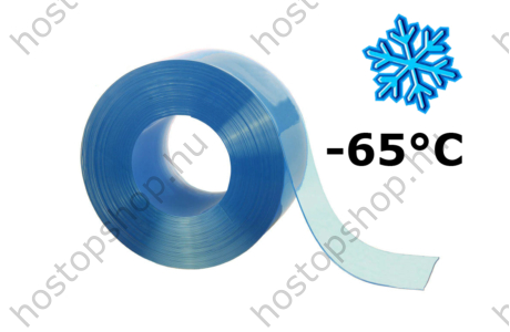 200×2,0 mm-es szuper fagyálló, sima, víztisztán átlátszó Hőstop PVC szalag (50 m)