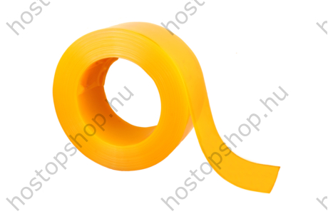 300×3,0 mm-es bordázott átlátszó citrom Hőstop PVC szalag (50 m)