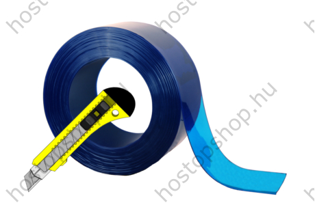 200×2,0 mm-es átlátszó kék Hőstop PVC szalag (Ref.135)